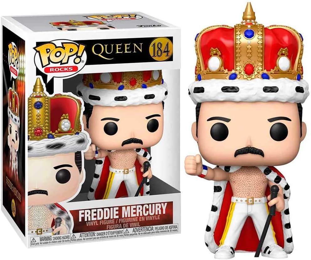 Funko Pop! Rocks: Freddie Mercury King Vinyl Figure