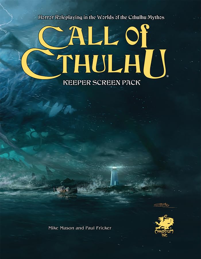 Chaosium Call of Cthulhu 50th Anniversary Slipcase Set | Hardcover Core Collection 6