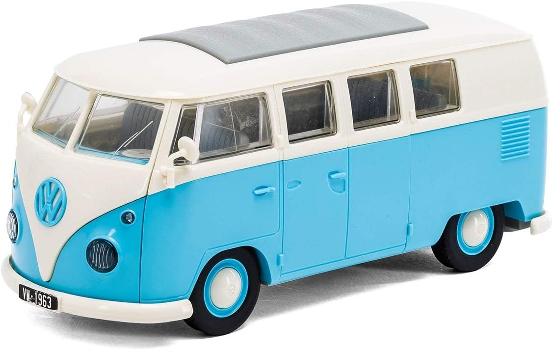 Airfix Quick Build VW Camper Van Model Kit - Snap Together Plastic Car Model for Kids & Adults, Blue 3