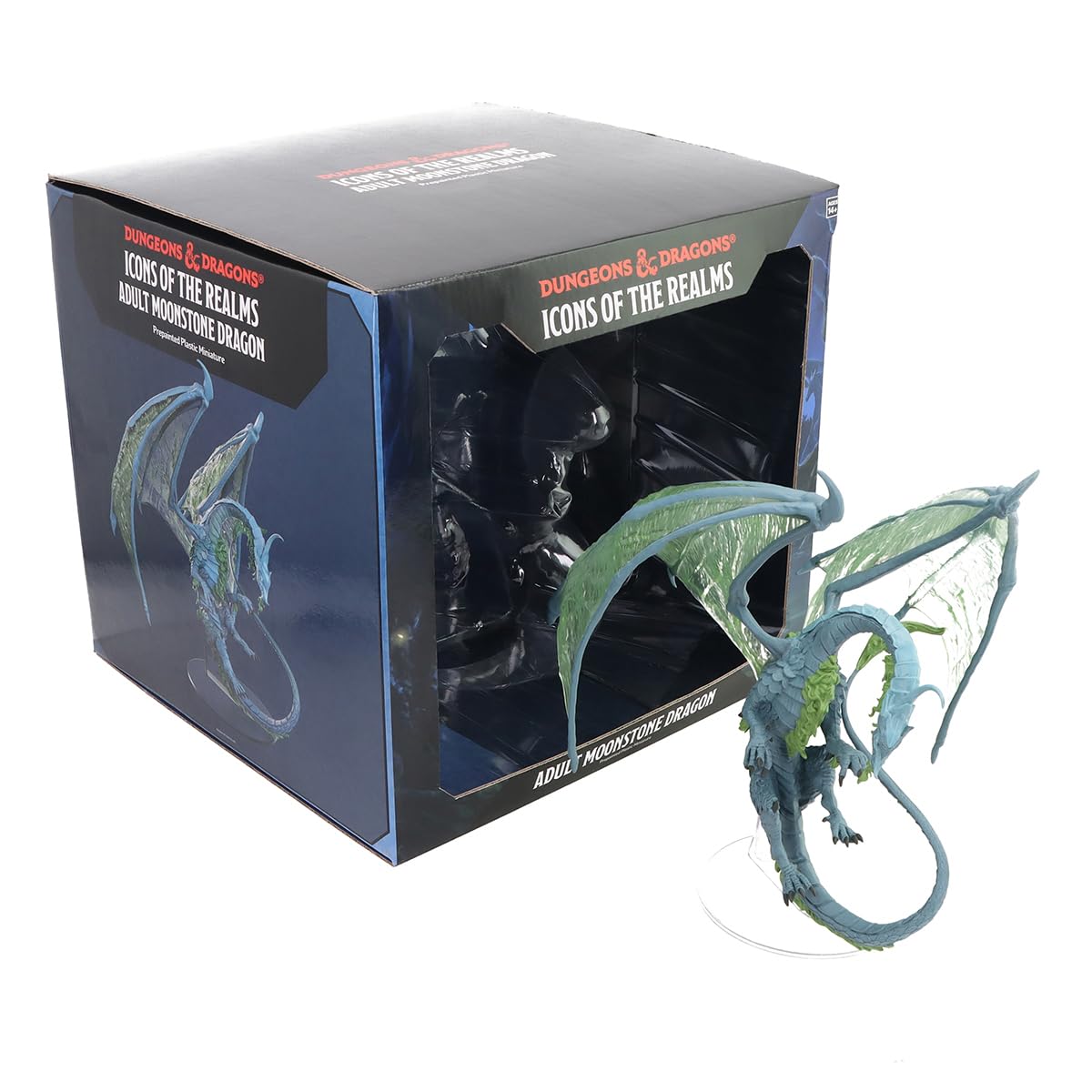 Dungeons & Dragons Icons of the Realms: Adult Moonstone Dragon Miniature by WizKids