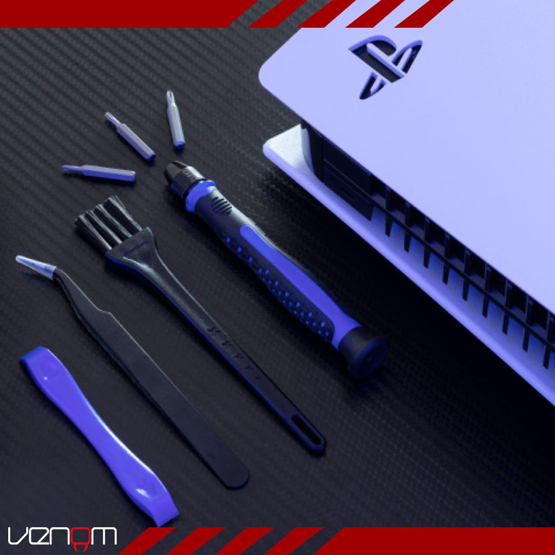 Venom PS5 Pro and Slim Cleaning & Maintenance Screwdriver Tool Kit for PlayStation 5 6