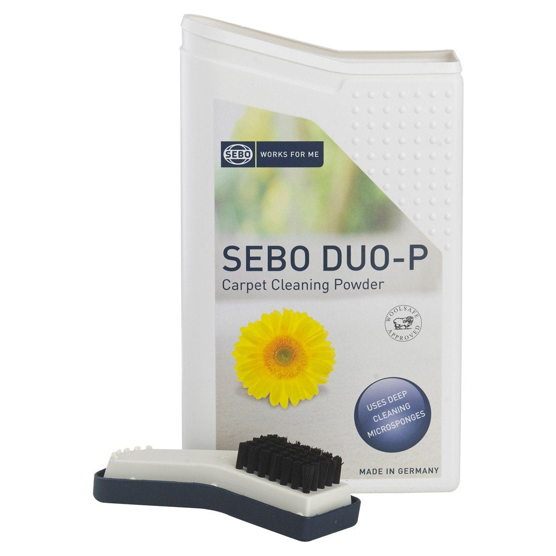 SEBO Duo-P Cleaning Powder - 500g Carpet Cleaner | Unscented | For All SEBO Vacuums