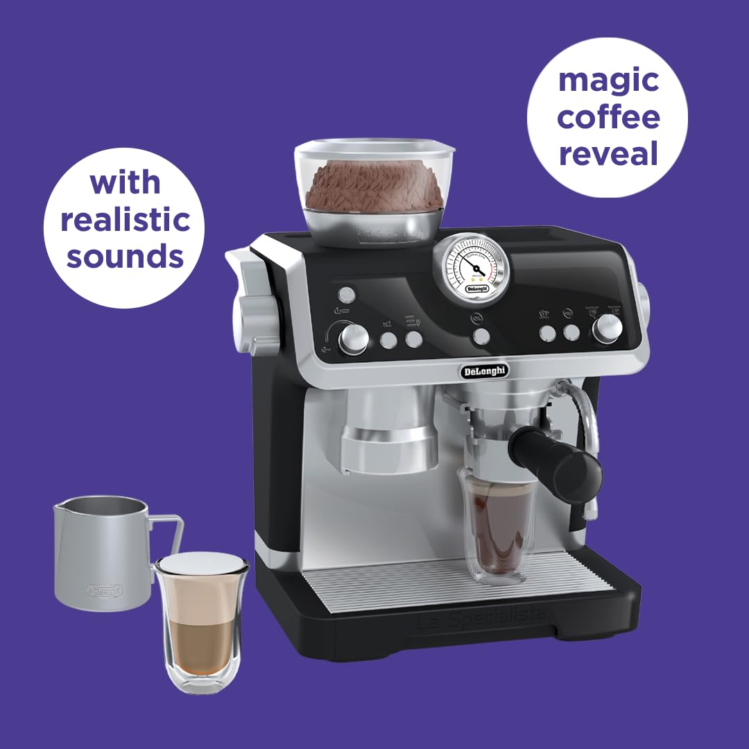 Casdon DeLonghi La Specialista Barista Coffee Machine - Pretend Play Toy for Ages 3+ 11