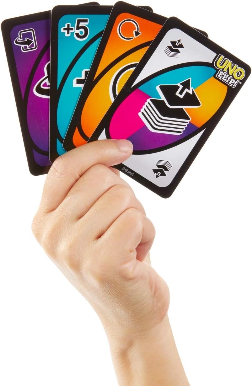 Mattel UNO Flip Card Game, Multicolored 2