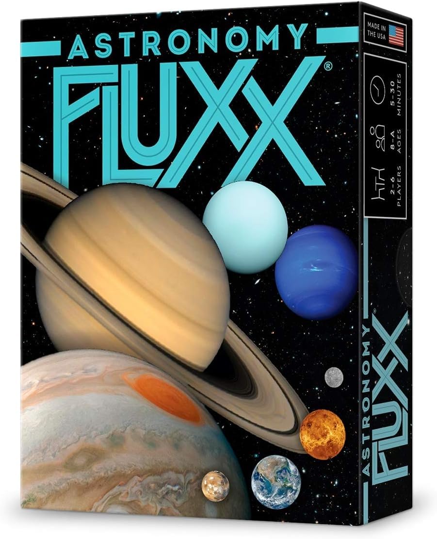Looney Labs Astronomy Fluxx Board Game | Ages 8+ | 2-6 Players | 5-30 Min Play Time