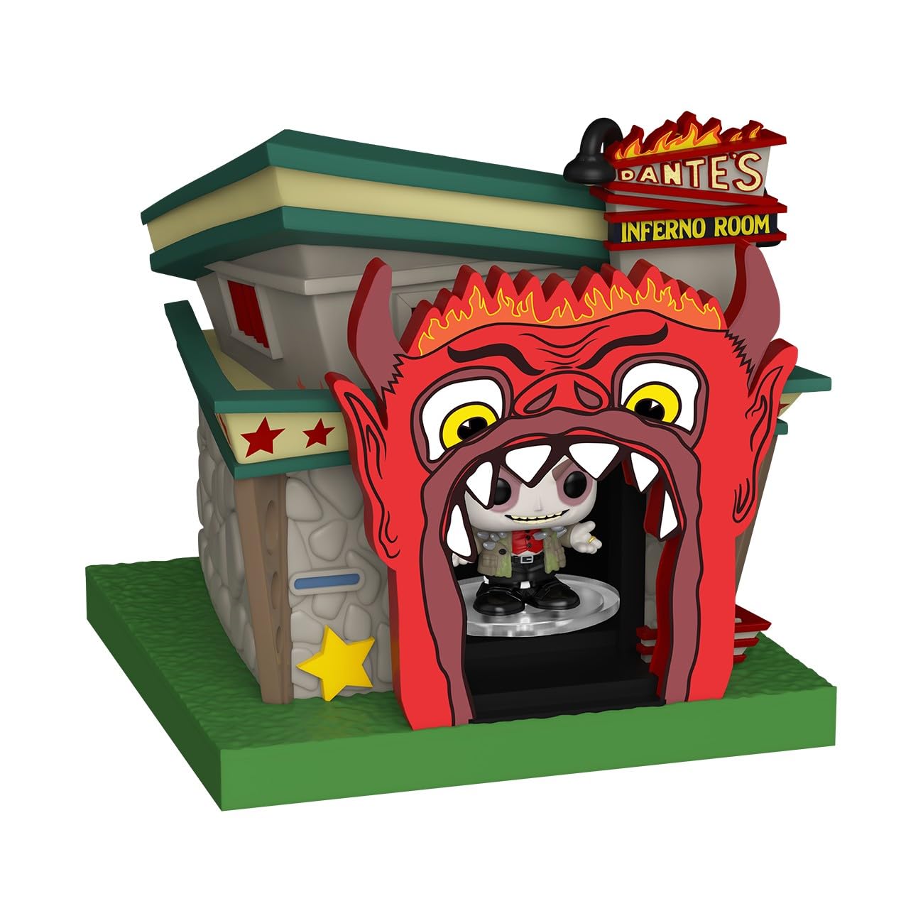 Funko Pop! Bitty Town: Beetlejuice and Dante's Inferno Room Vinyl Figure Set 10