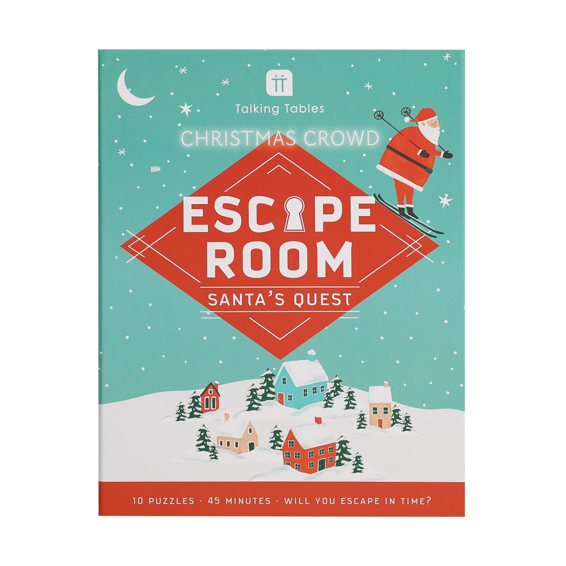 Talking Tables Escape Room Host Night Santa's Quest Christmas Board Game