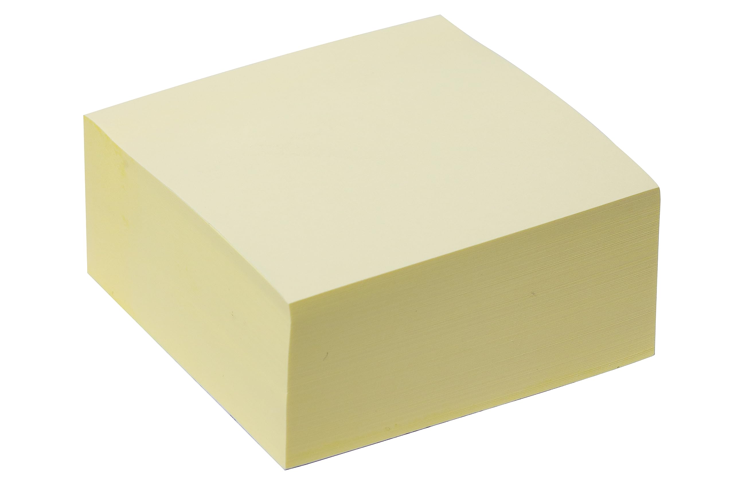 Q-Connect Quick Note Cube - Yellow Sticky Notes | 76 x 76mm | 400 Sheets 2