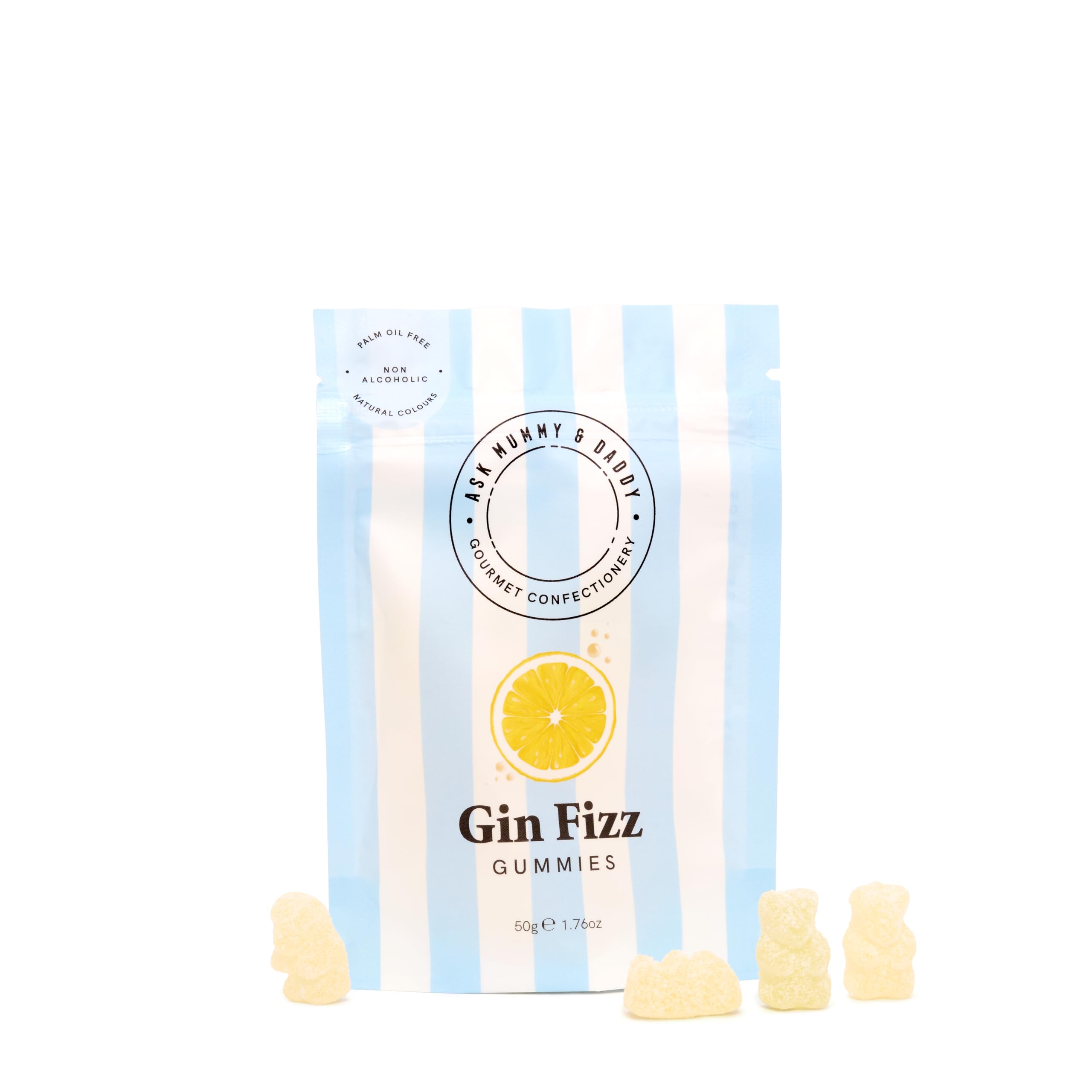 Ask Mummy & Daddy Gin Fizz Pouch - 50g | Dairy Free | Gluten Free