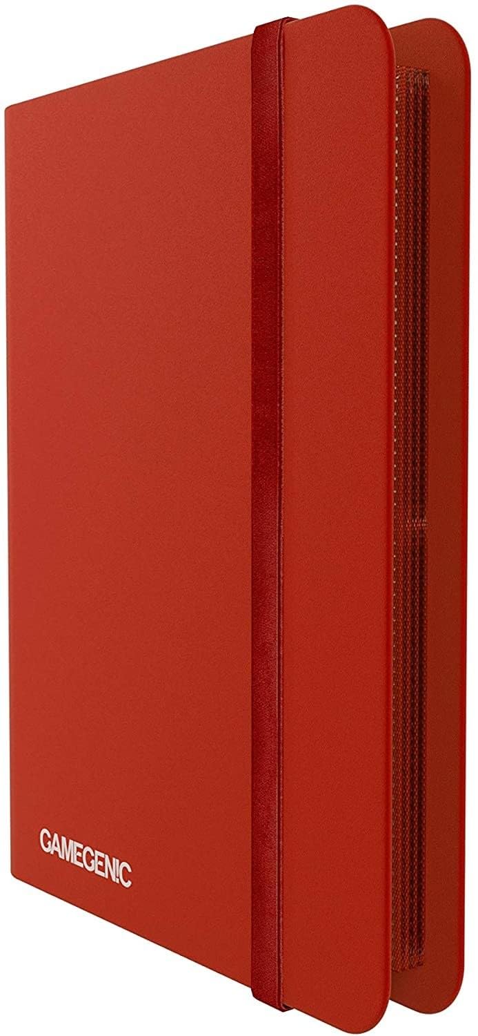 Gamegenic Casual Album 8-Pocket Red | Holds 160 Sleeved Cards | Polypropylene