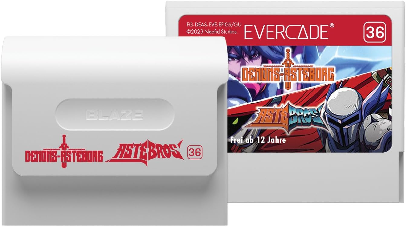 Demons of Asteborg and Astebros - Evercade Dual Cartridge