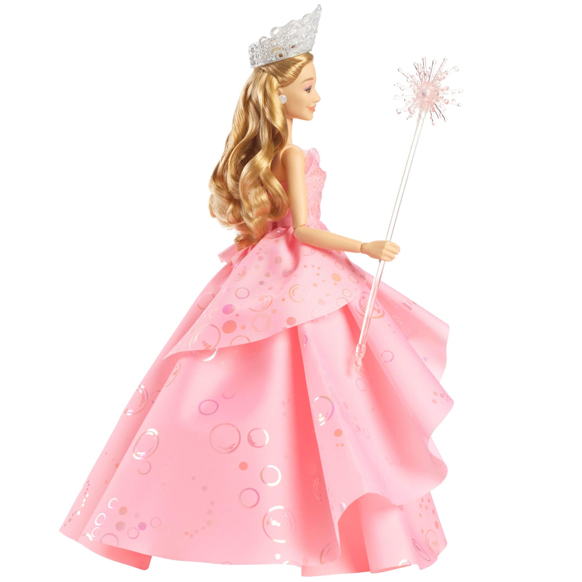 Mattel Wicked Deluxe Glinda Fashion Doll - Movie-Inspired Look with Crown, Scepter & Posability, Ages 6-12 3