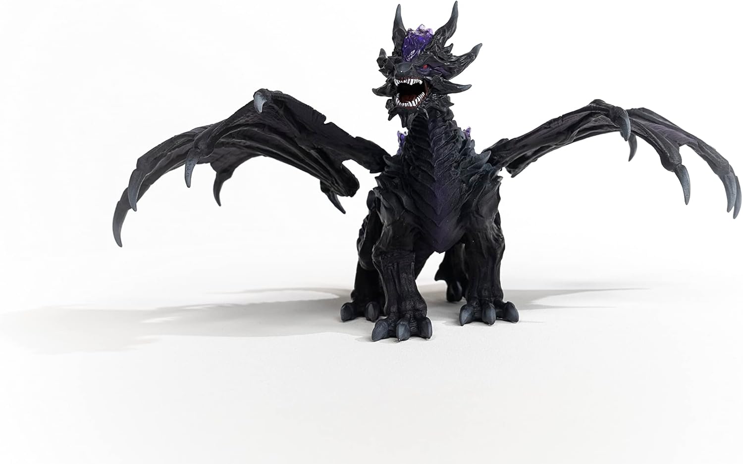 Schleich 70152 Eldrador Creatures Shadow Dragon Figurine - Translucent Black & Purple Dragon for Ages 7+ 3