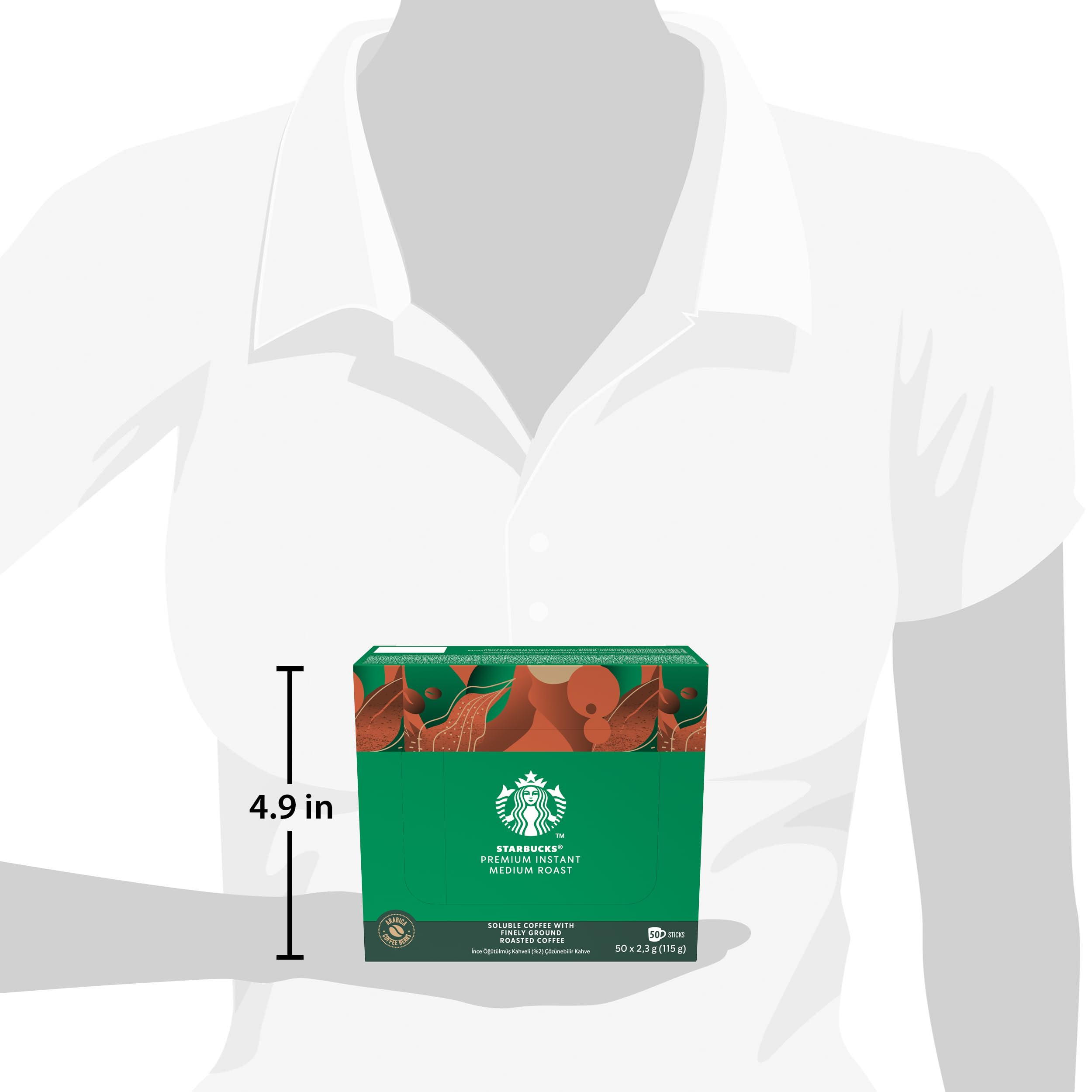 STARBUCKS Instantkaffeebeutel mittlere Röstung – 50 x 2,3 g – 100 % Arabica-Mischung aus Lateinamerika 5