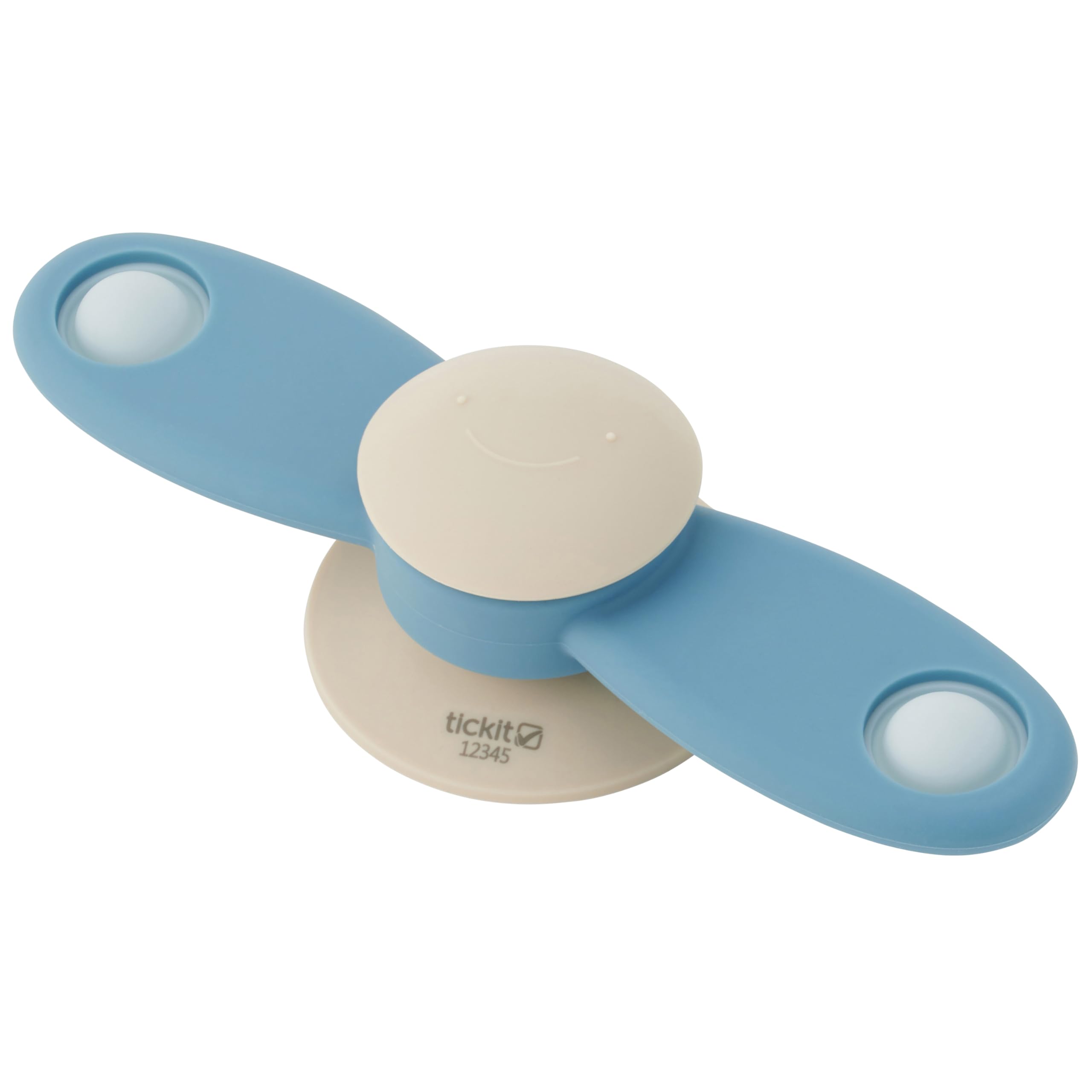 tickit Silisoft Spinner Fidget Sensory Silicone Spinning Toy with Popping Function