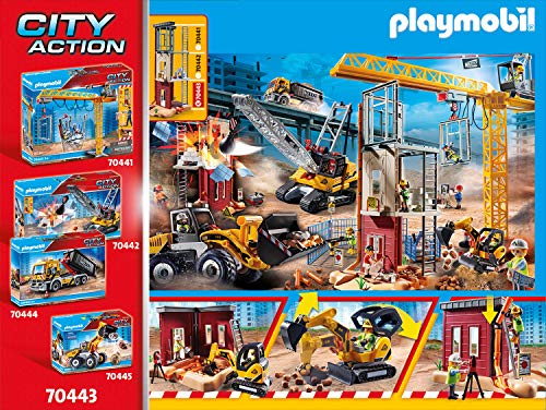Playmobil 70443 City Action Construcion Excavadora pequeña con cubo móvil 3