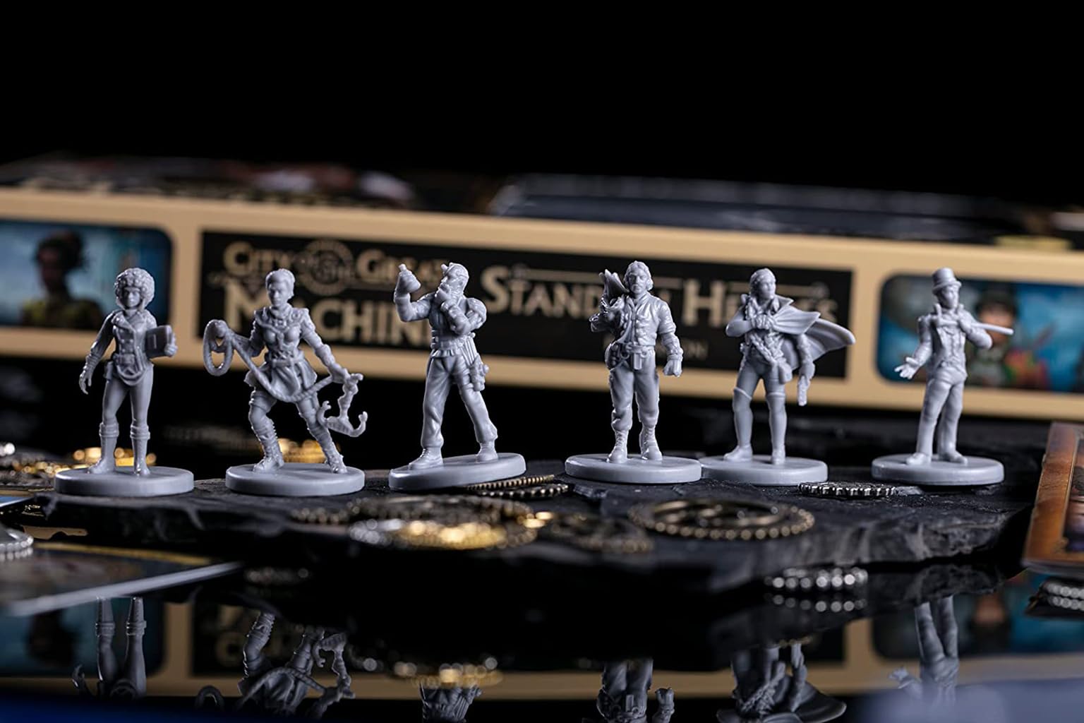 CrowD Games City of The Great Machine: Stand-In Heroes Brettspiel-Erweiterung 4