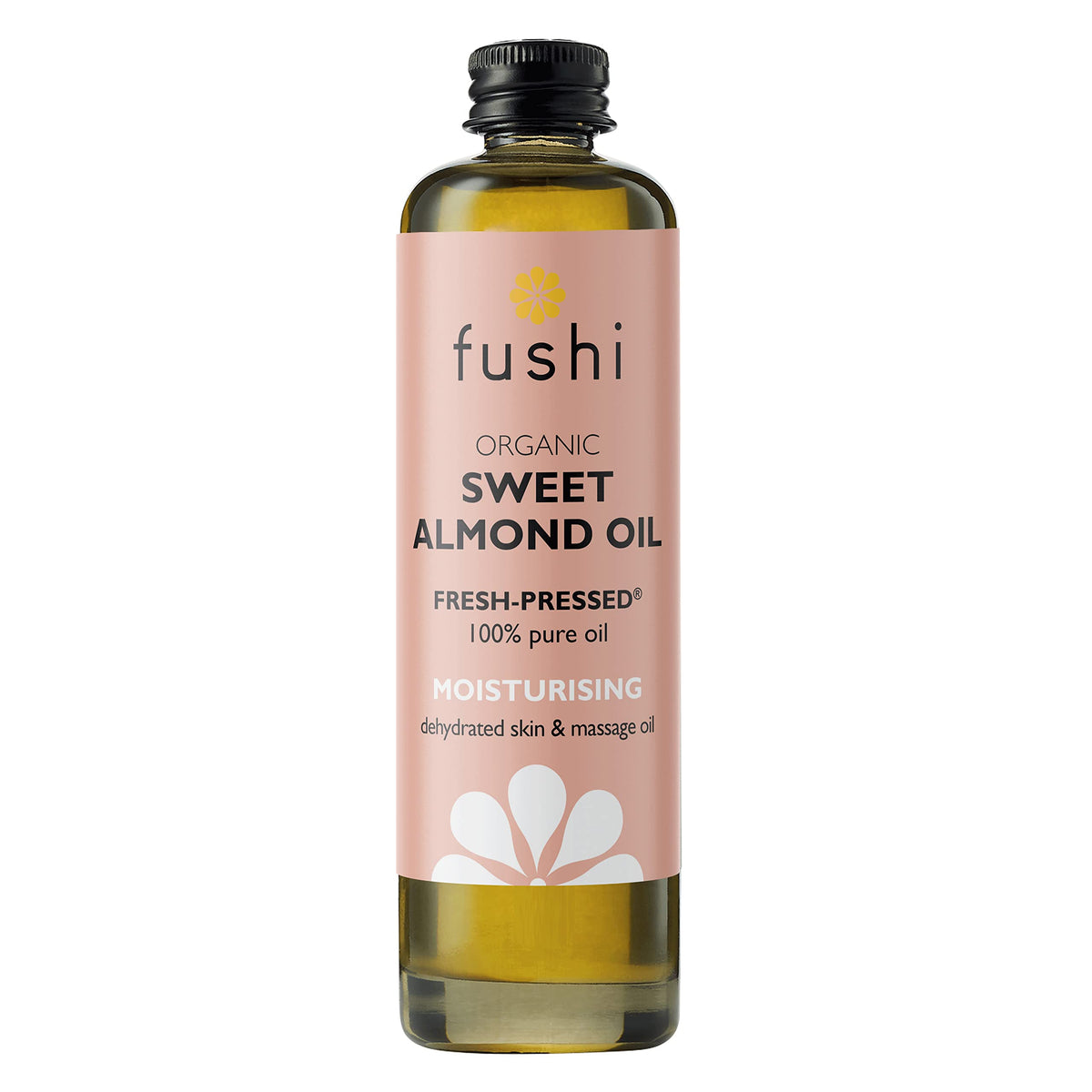 Fushi Organic Sweet Almond Oil - 100 ml | Cold Pressed, Unrefined, Vegan