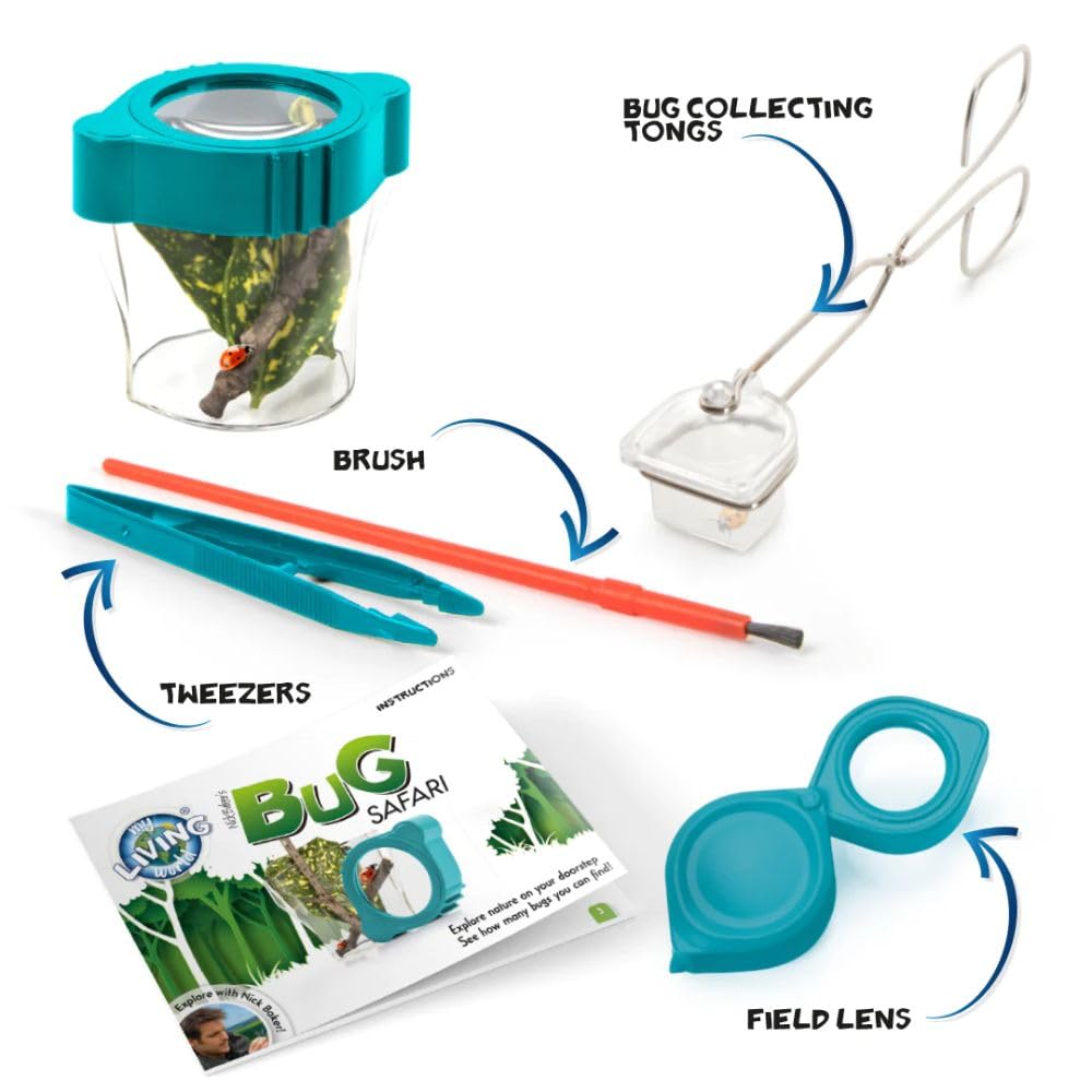 My Living World Safari-Nature Explorer Bug Catcher Set - Educational Science Kit for Kids 5-8 10