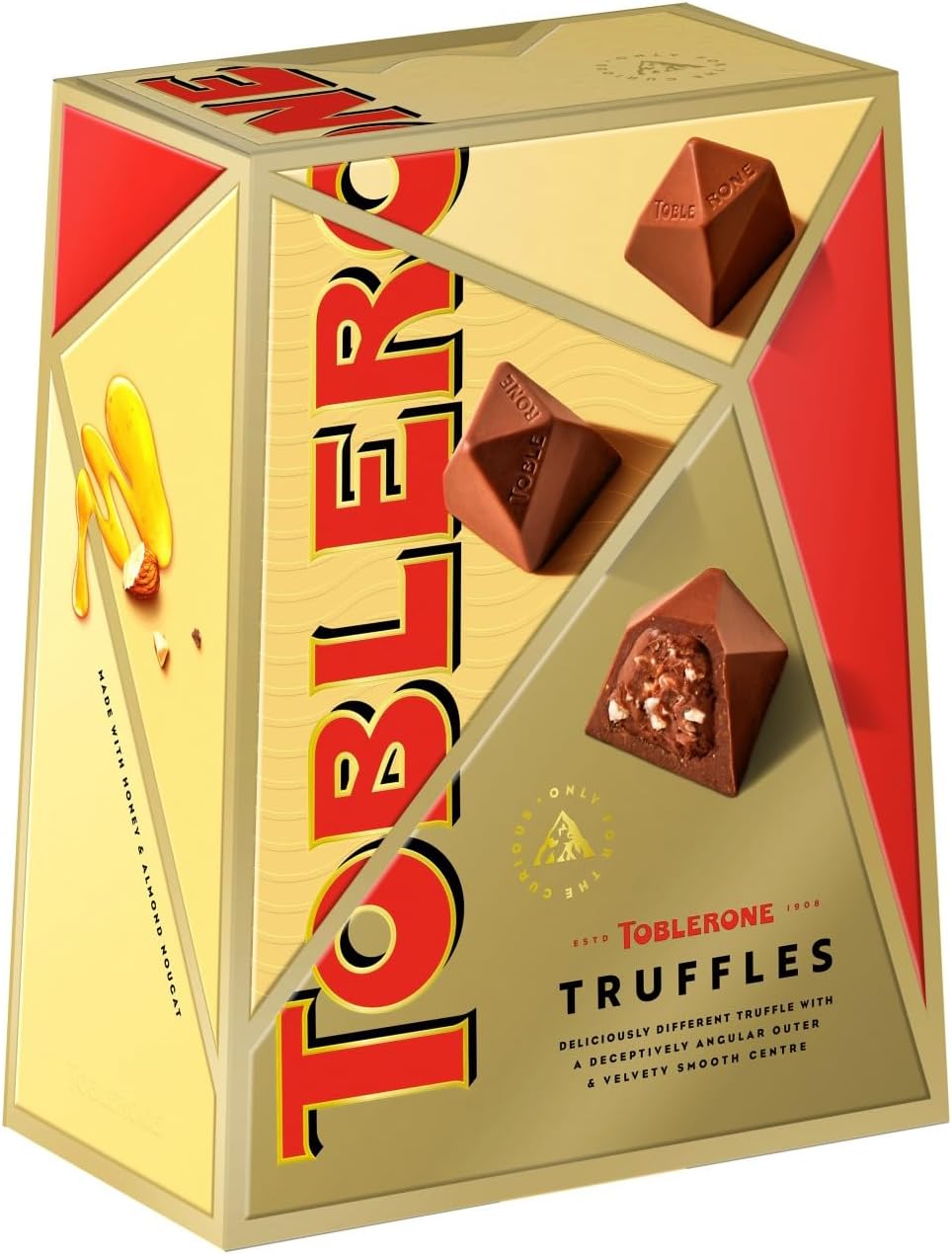 Toblerone Truffles Milk Chocolate with Honey & Almond Nougat 180g