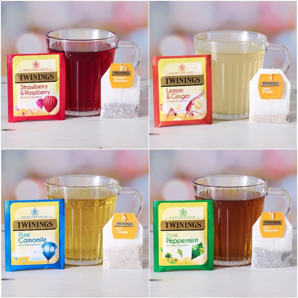 Twinings Infusions Fruit Green Variety Pack - 6 x 20 Individually Wrapped Tea Bags 8
