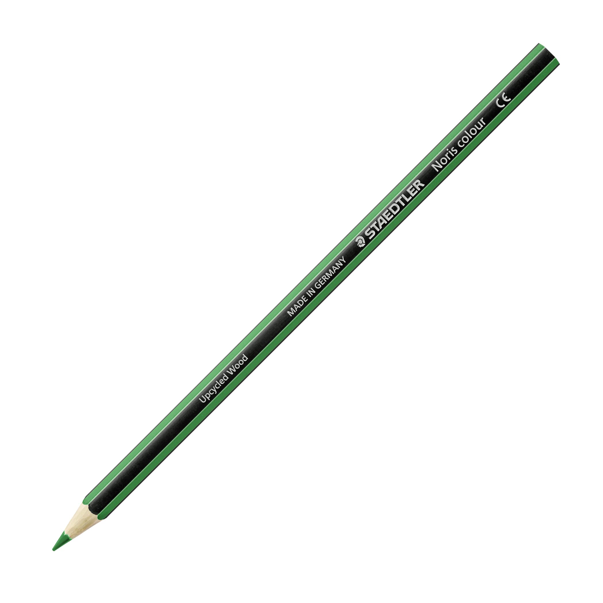 STAEDTLER Noris colour 185-5 - Green Coloured Pencil | Pack of 12 | Upcycled Wood 1