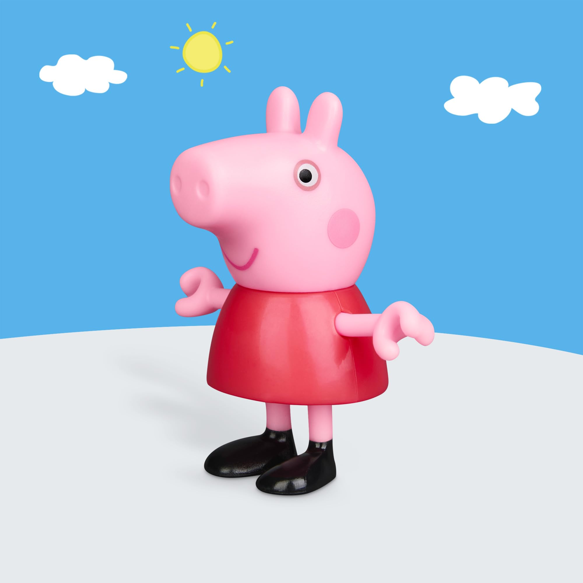 Peppa Pig Peppa's Bedroom Playset with 7.5-cm Figure | 8 Pieces | Ages 3+ 7
