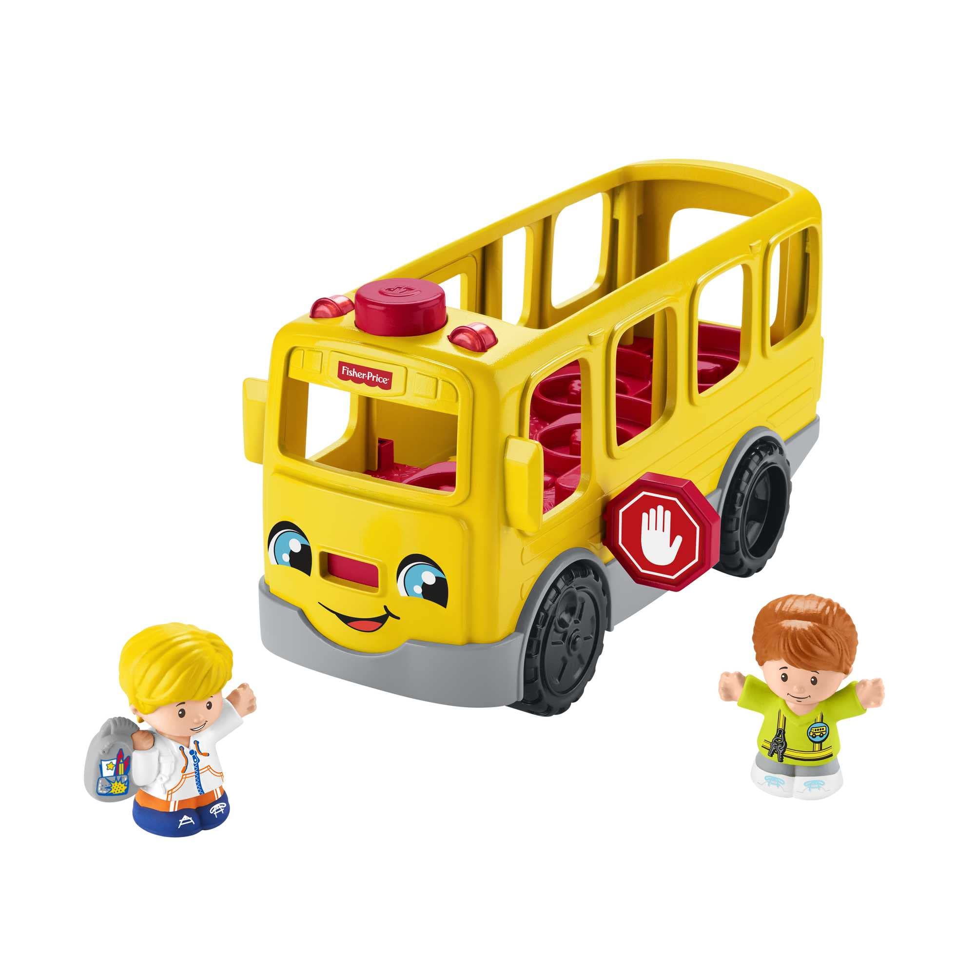 Fisher-Price Little People Sit with Me School Bus - Multilanguage Edition, Ages 1-5