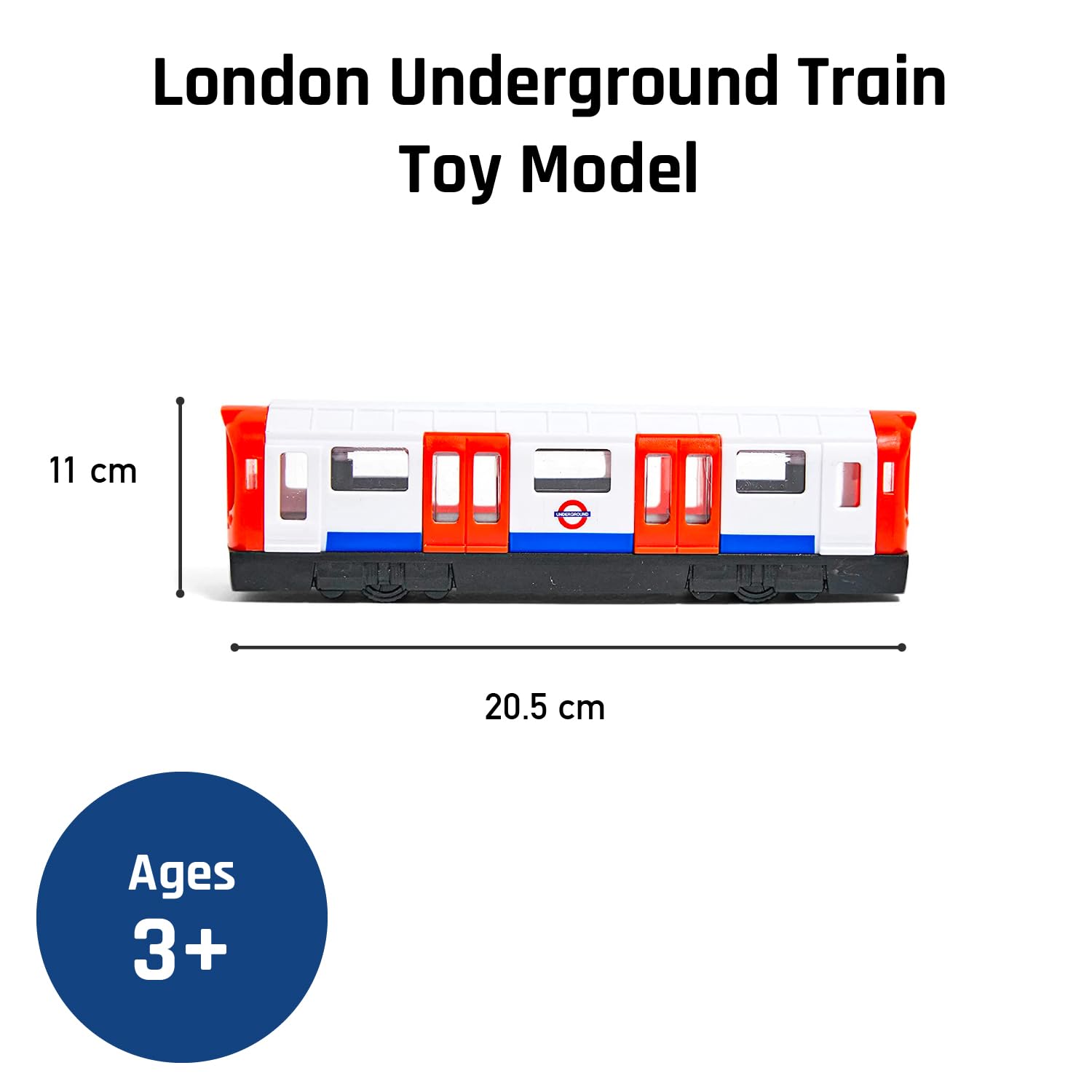 London Underground Train Toy Model - Realistic Plastic Collectible for Kids & Collectors 9