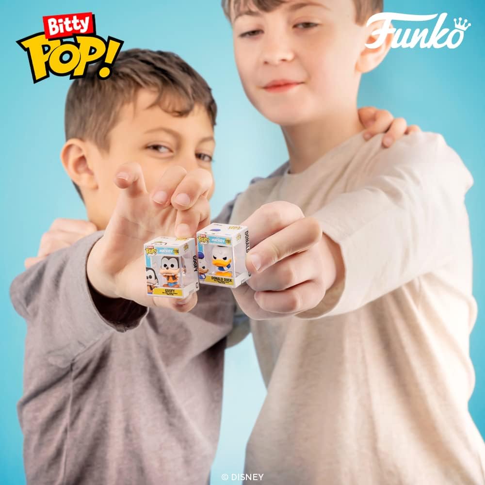 Funko Bitty POP! Disney - Minnie Mouse (Red Dress), Daisy Duck, Donald Duck & Mystery Figure Vinyl Set 18