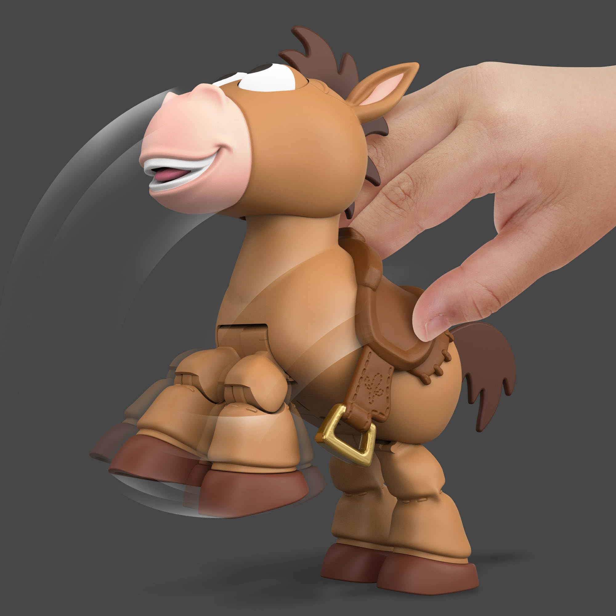 Mattel Disney and Pixar Toy Story 5 Posing Horse Figure with Sounds, Lil P | 7.5-inch Tall 5