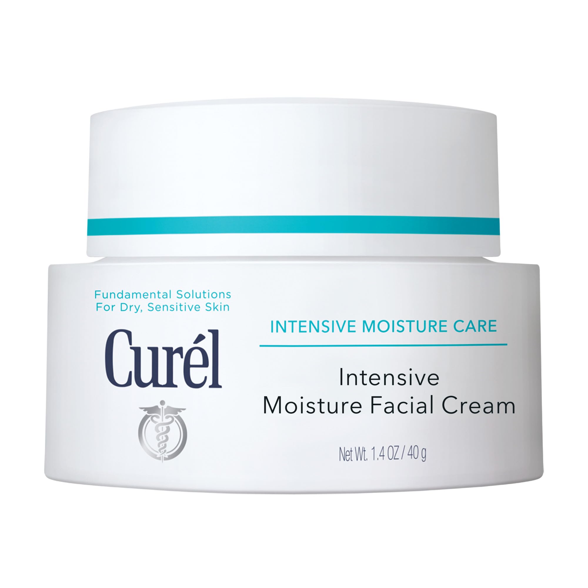 Curel Intensive Moisture Facial Cream for Dry, Sensitive Skin - 40g | Ceramide Replenishing | Fragrance Free 1