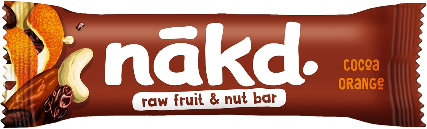 Nakd Cocoa Orange Natural Fruit & Nut Bars - Vegan, Gluten Free, No Added Sugar - 12 Pack 3
