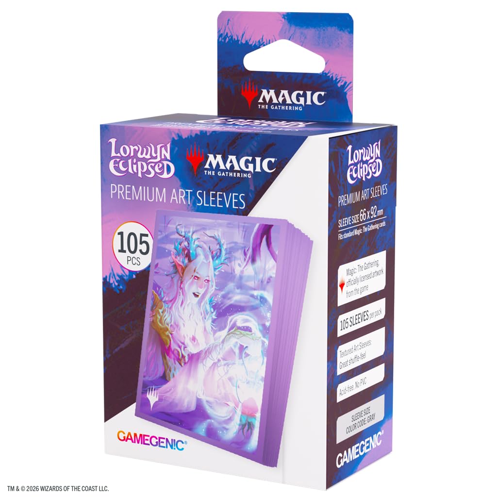 Gamegenic MTG Lorwyn Eclipsed Twilight Diviner Sleeves | 105 Count | 66x92mm | Multicoloured