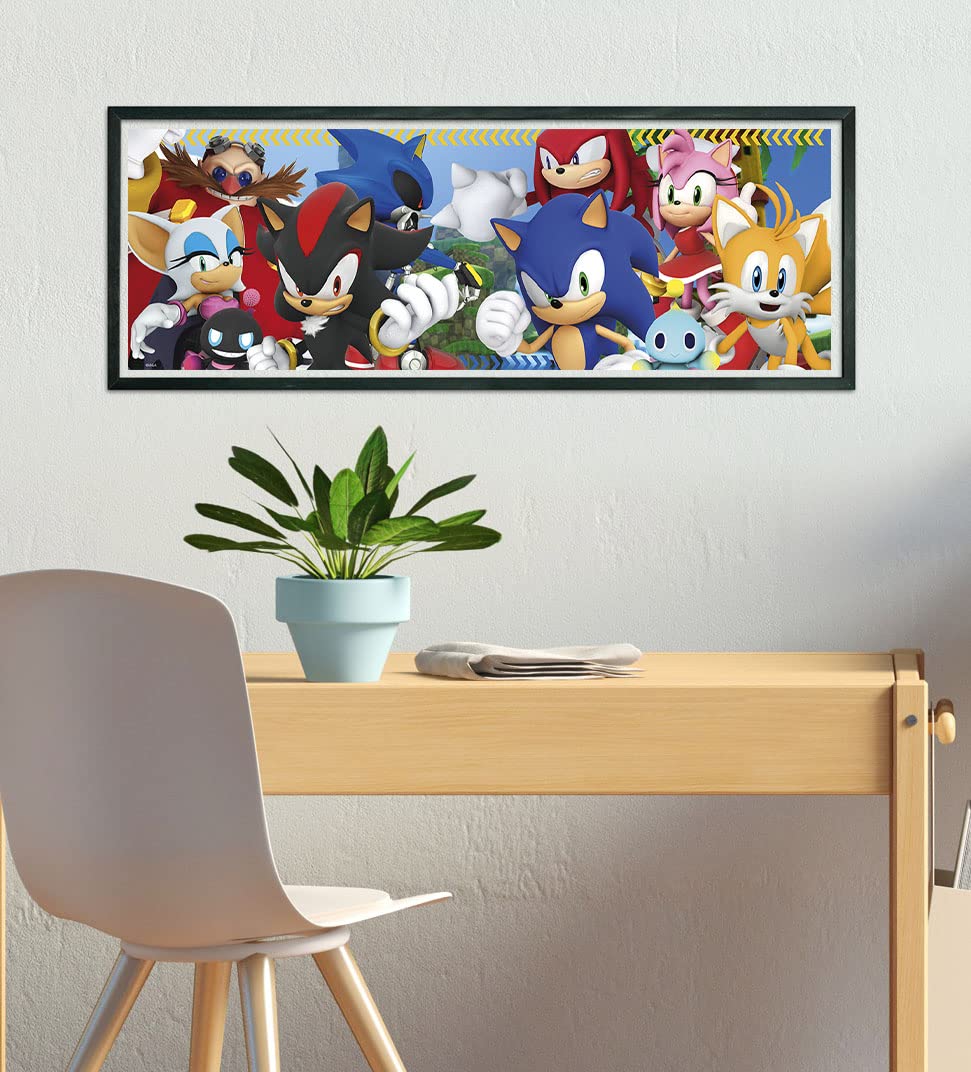 Clementoni Sonic Supercolor 10-in-1 Jigsaw Puzzle Set - 330 Pieces for Ages 4+ 12