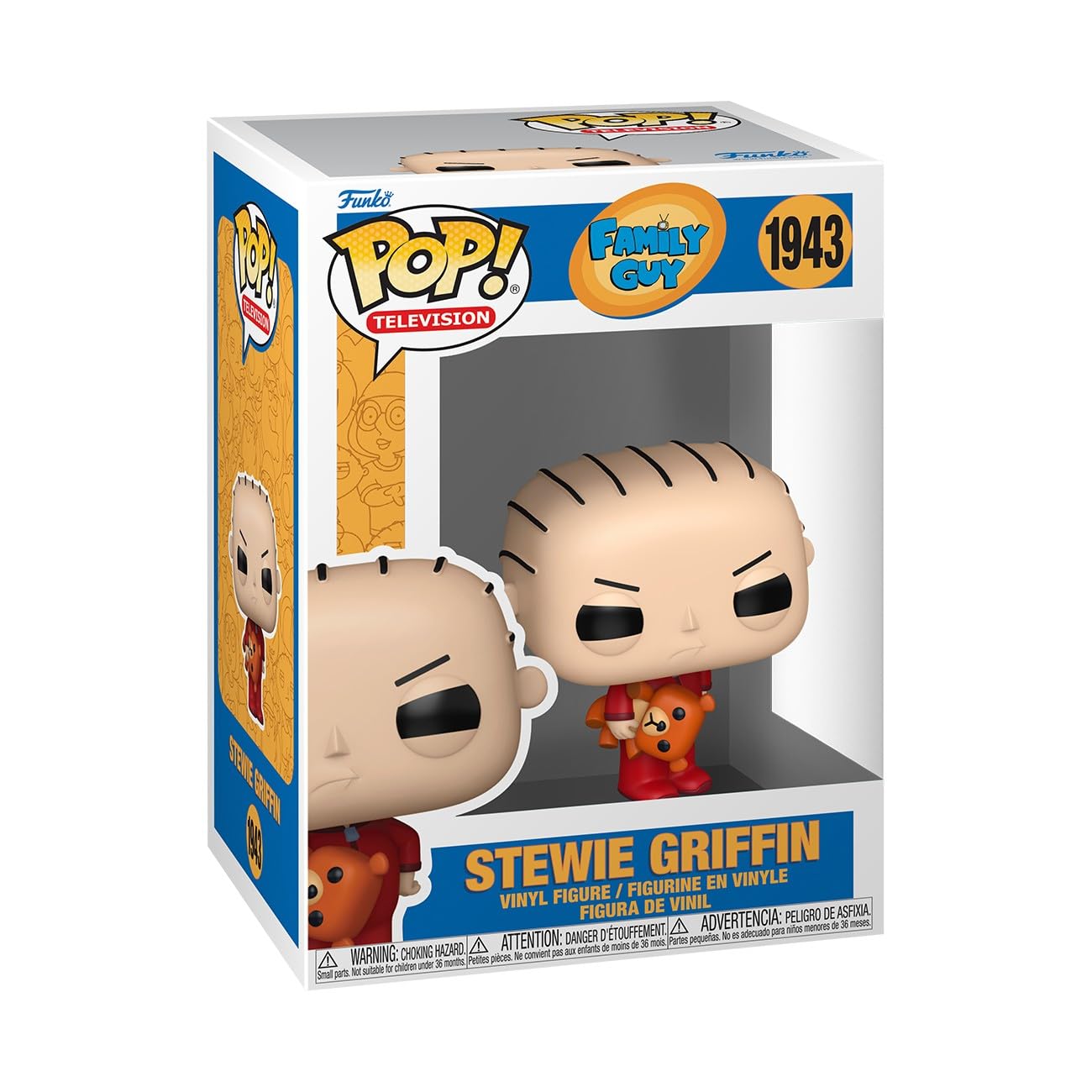 Funko Stewie Griffin - Family Guy Chibi Character Figure | Vinyl | 3.75 Inch 1