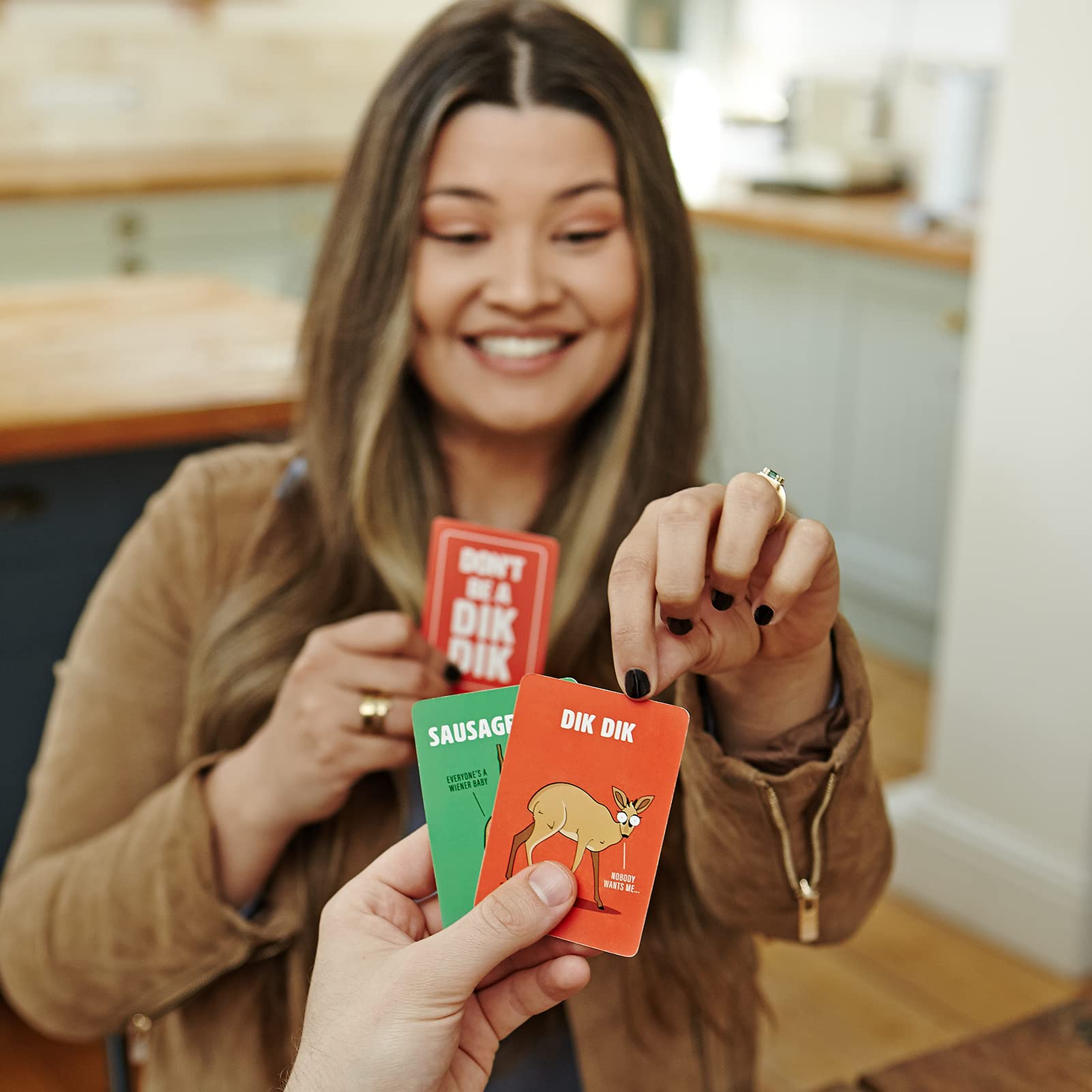 Ginger Fox Don't Be A Dik Dik Card Game - Hilarious Adult Nature Party Game for 3-6 Players