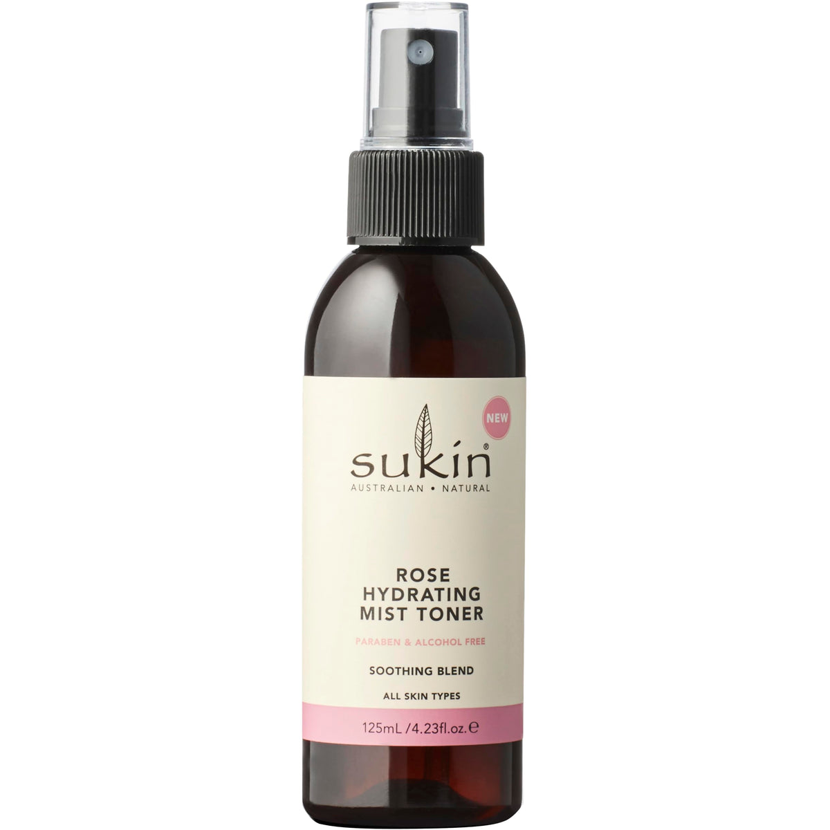 Sukin Hydrating Mist Toner - Soothing & Refreshing | Rose Scent | 125ml