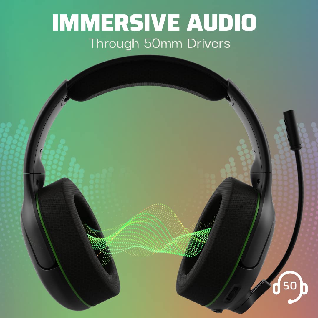 PDP Airlite Pro Wireless Headset Black for Xbox Series X|S, Xbox One, Windows PC, Mac, iOS, Android 6