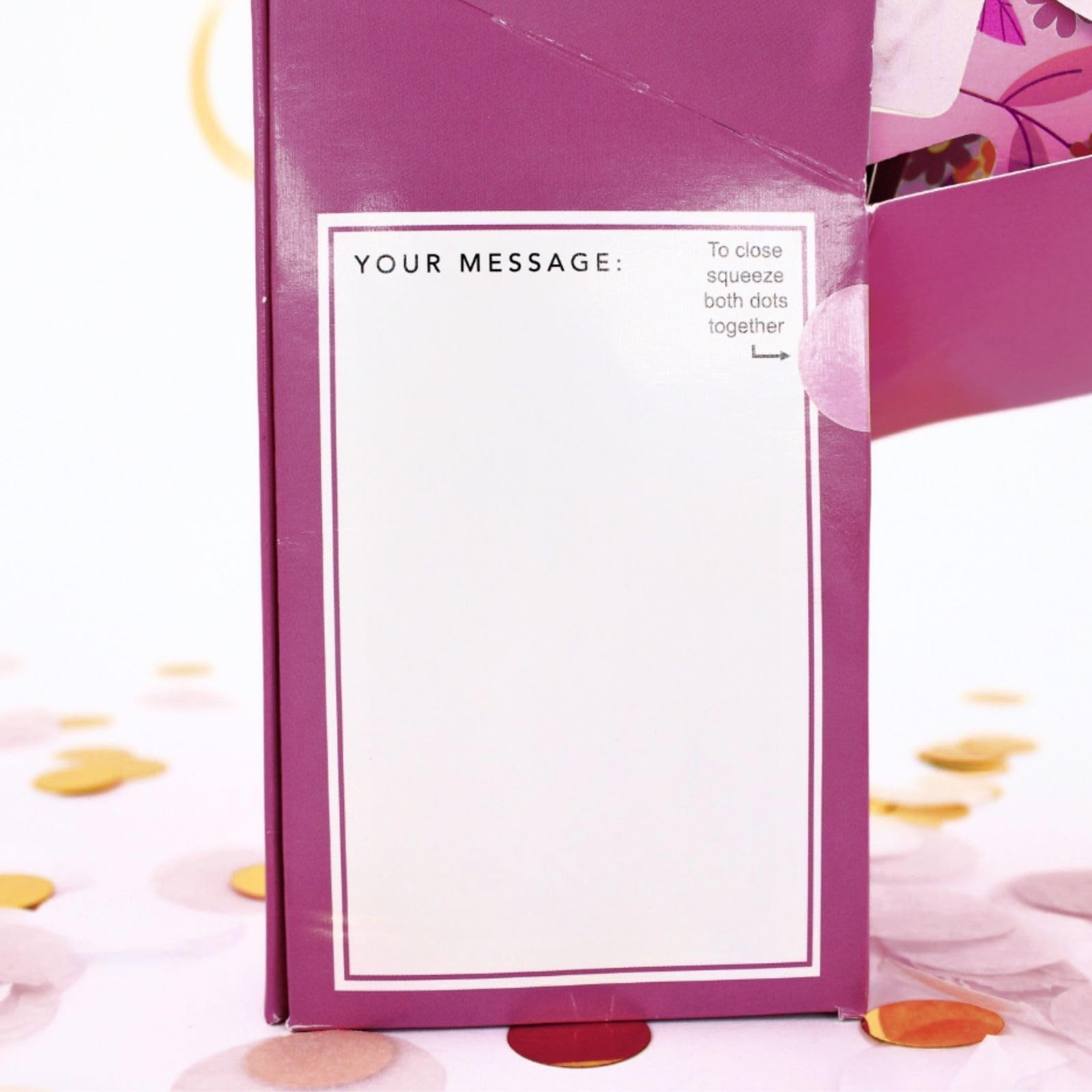 Second Nature Pop Ups Female 60th Birthday 3D Pop-Up Greeting Card | Pink 6