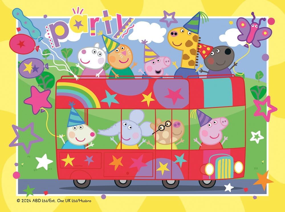 Ravensburger Peppa Pig 4-in-a-Box Jigsaw Puzzle Set - 72-Piece Puzzles for Kids Ages 3 and Up 4