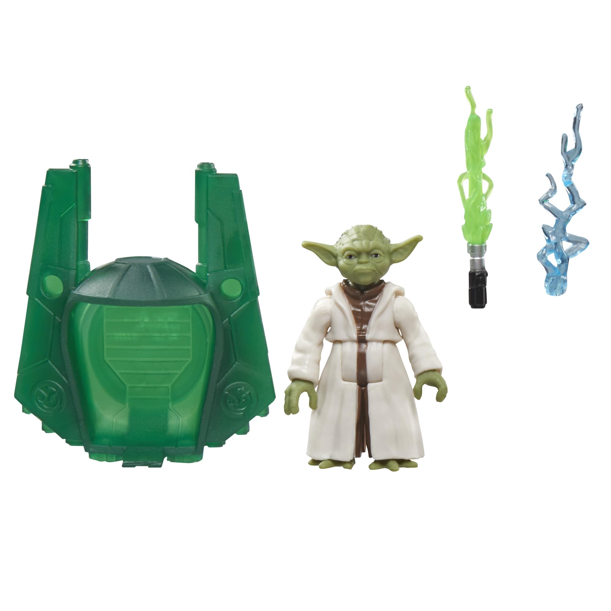 Star Wars Epic World of Action Master Yoda - 4" Scale Action Figure with Jedi Starfighter