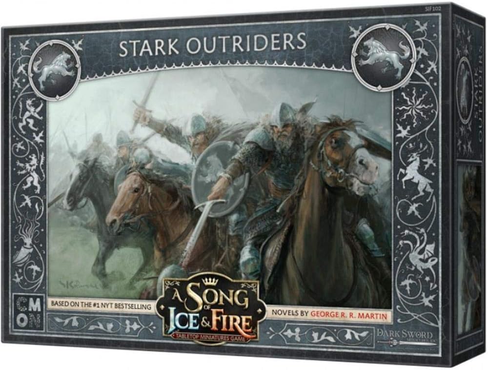 CoolMiniOrNot A Song of Ice and Fire: Tabletop Miniatures Game - Stark Outriders Unit Box (CMNSIF102)