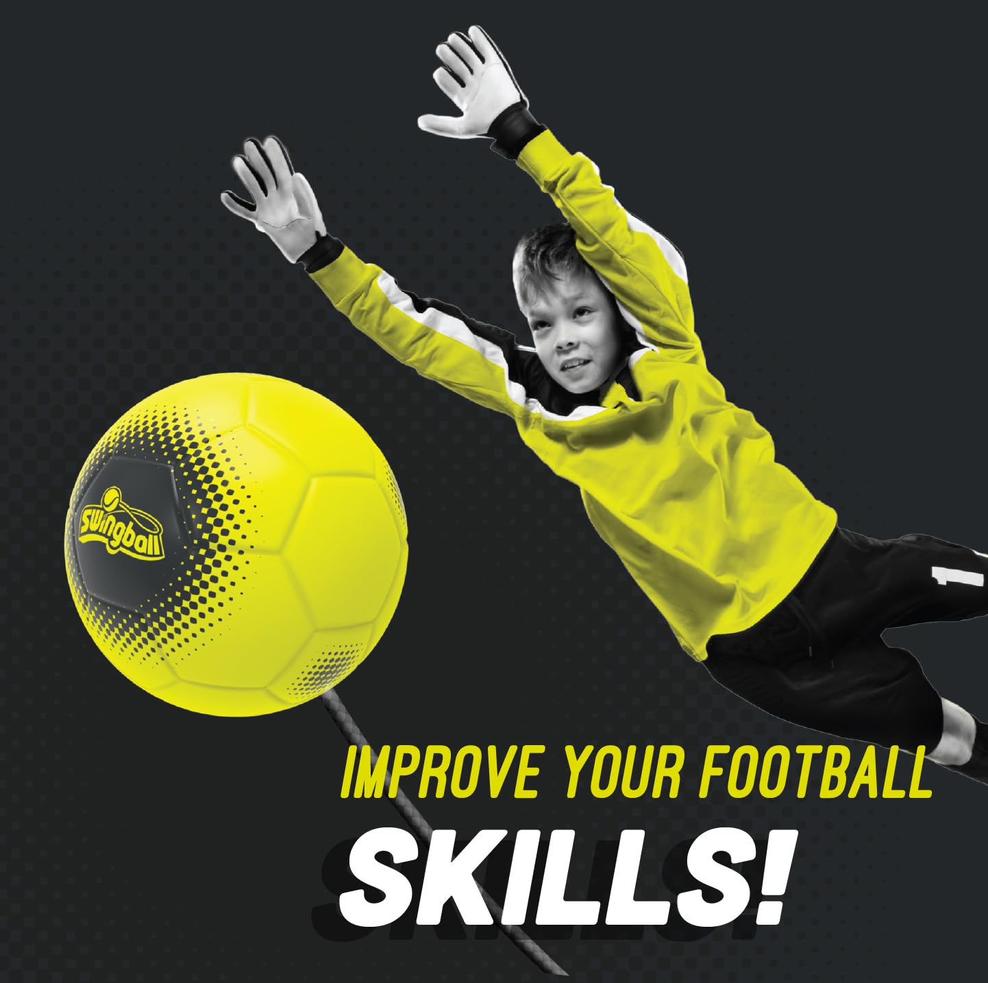 Swingball Reflex Soccer Trainer - All Surface Football Game for Kids Ages 6+ 10