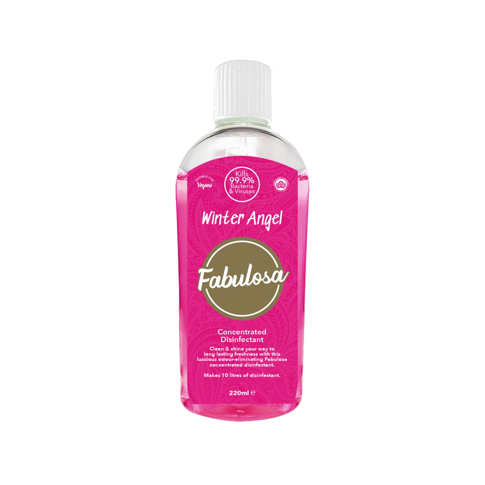 Fabulosa 4 in 1 Concentrated Antibacterial Disinfectant All Purpose Cleaner | 220 ml Liquid