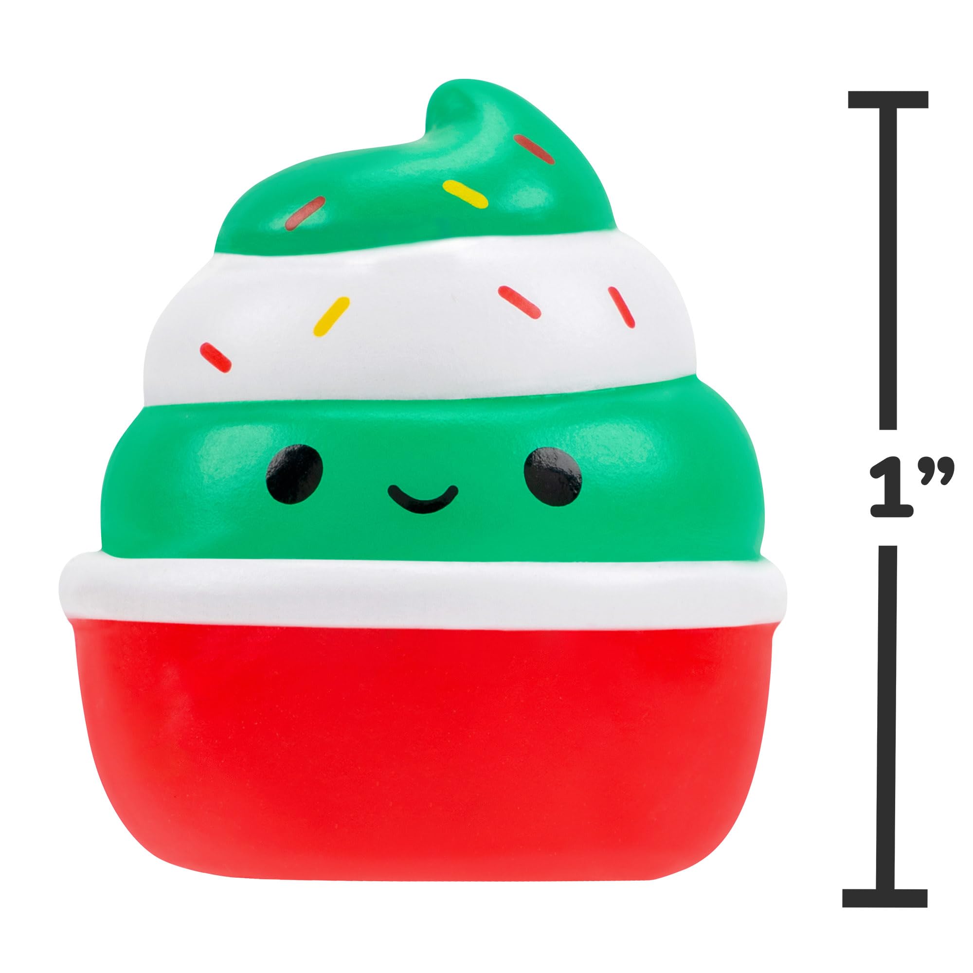 Squish-a-longs Chandra the Holiday Cupcake Clip-a-longs Mini-Squish Carrying Case with 4 Mini Figures 3