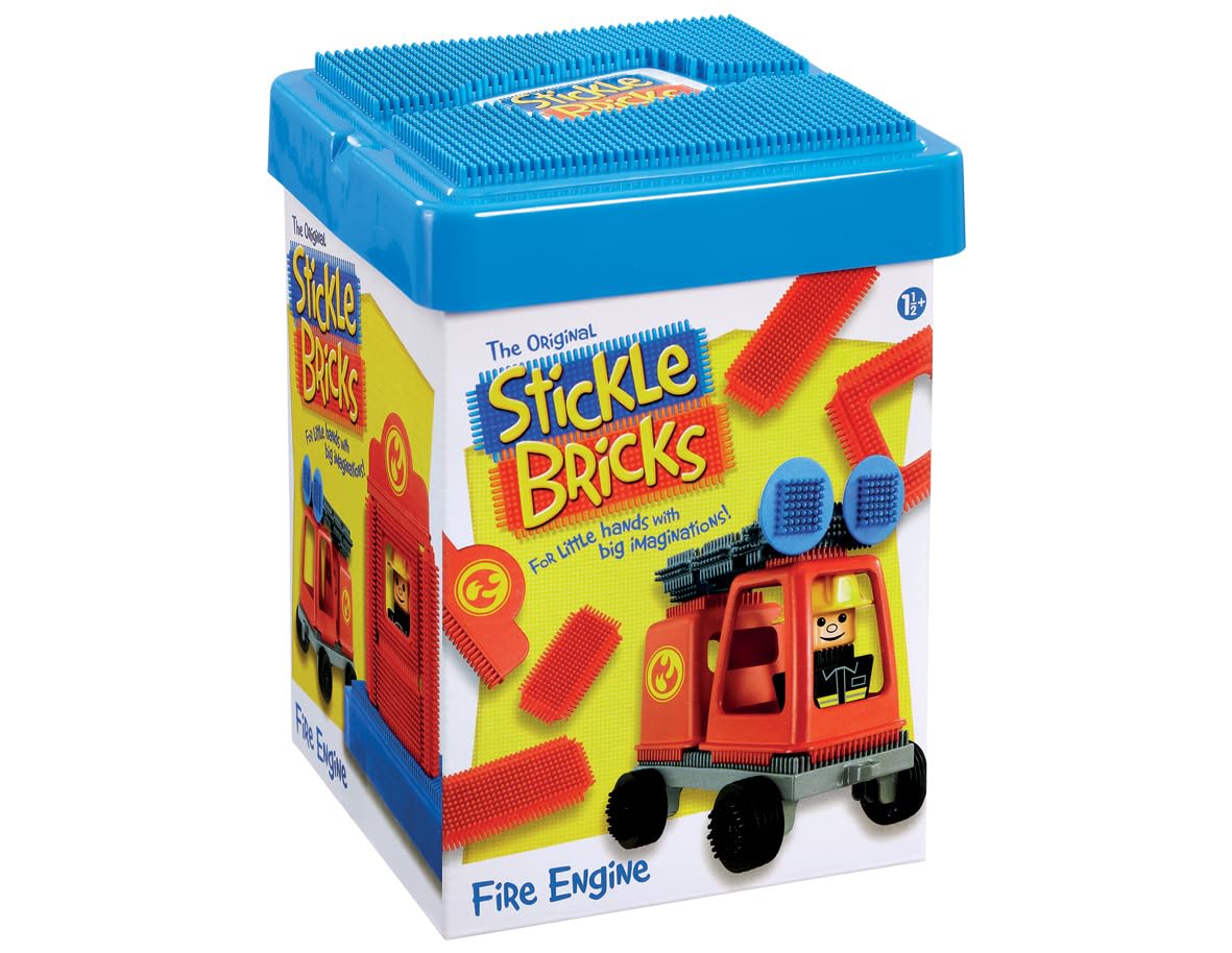 Stickle Bricks Fire Engine Construction Set - Building Toy for Toddlers 18M+ 3