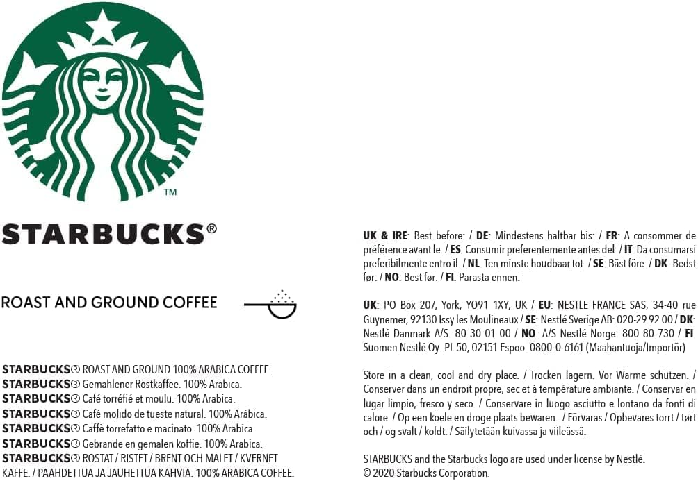 STARBUCKS House Blend Medium Roast gemahlener Kaffee 200 g (6er-Pack) 3