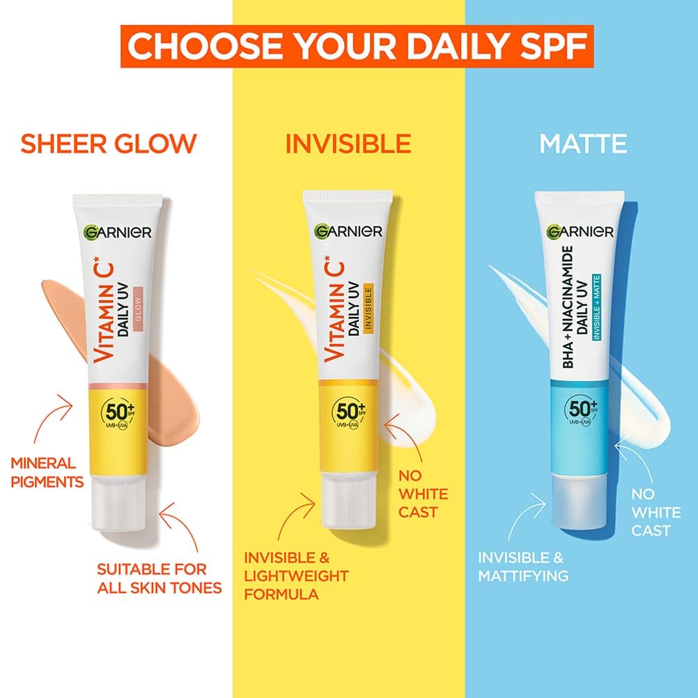 Garnier Vitamin C Daily UV Brightening Fluid SPF50+ (40ml) 7