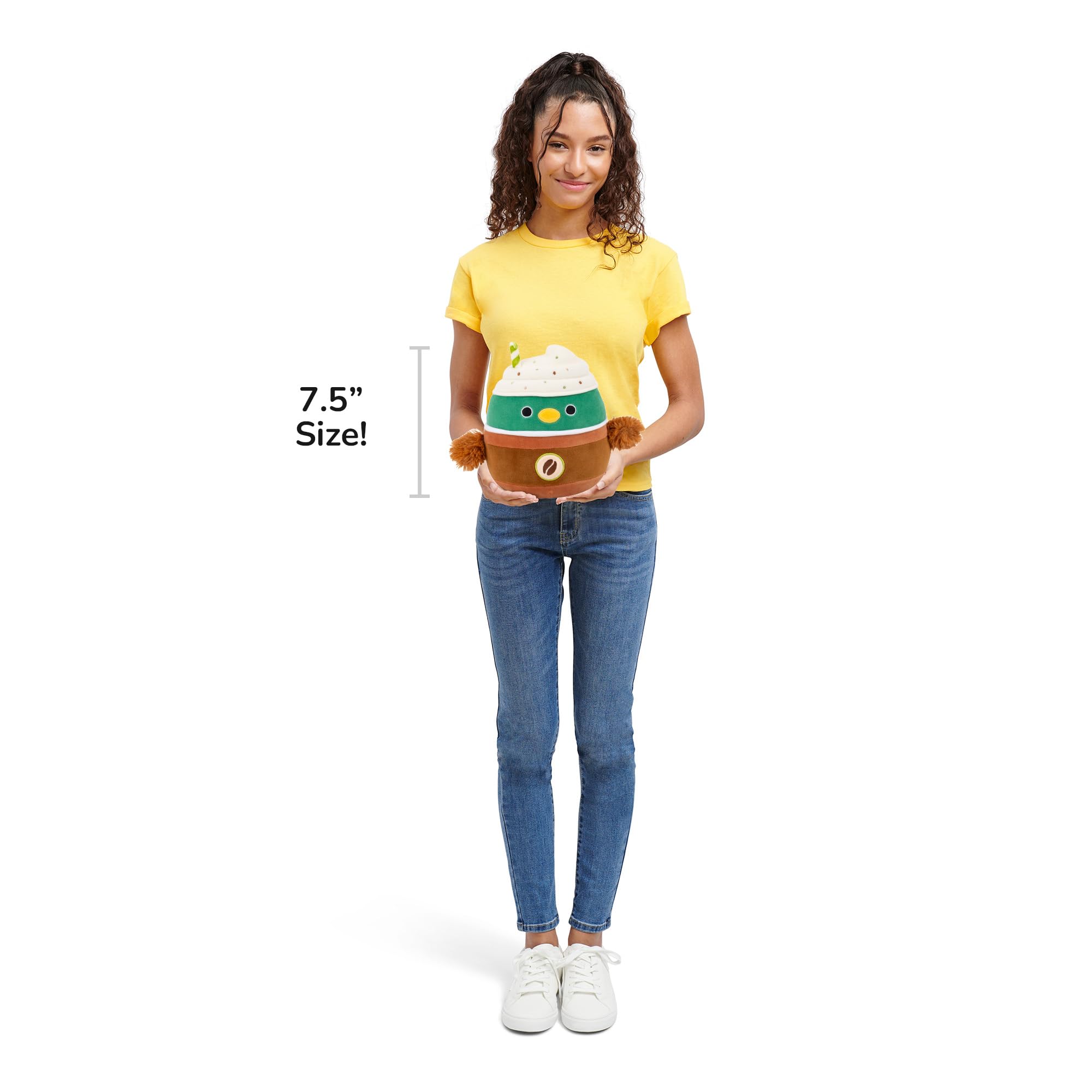 Squishmallows Avery the Mallard Duck 7.5-Inch Plush - Collectible Soft Toy for Kids 3+